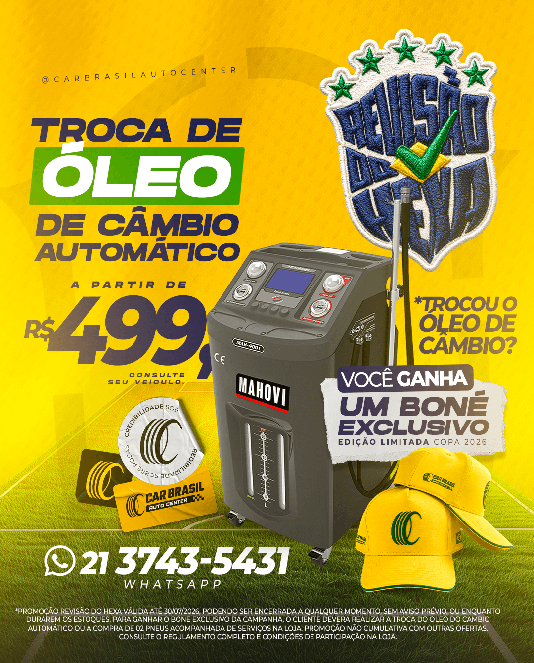 Promoção Copa Car Brasil 1